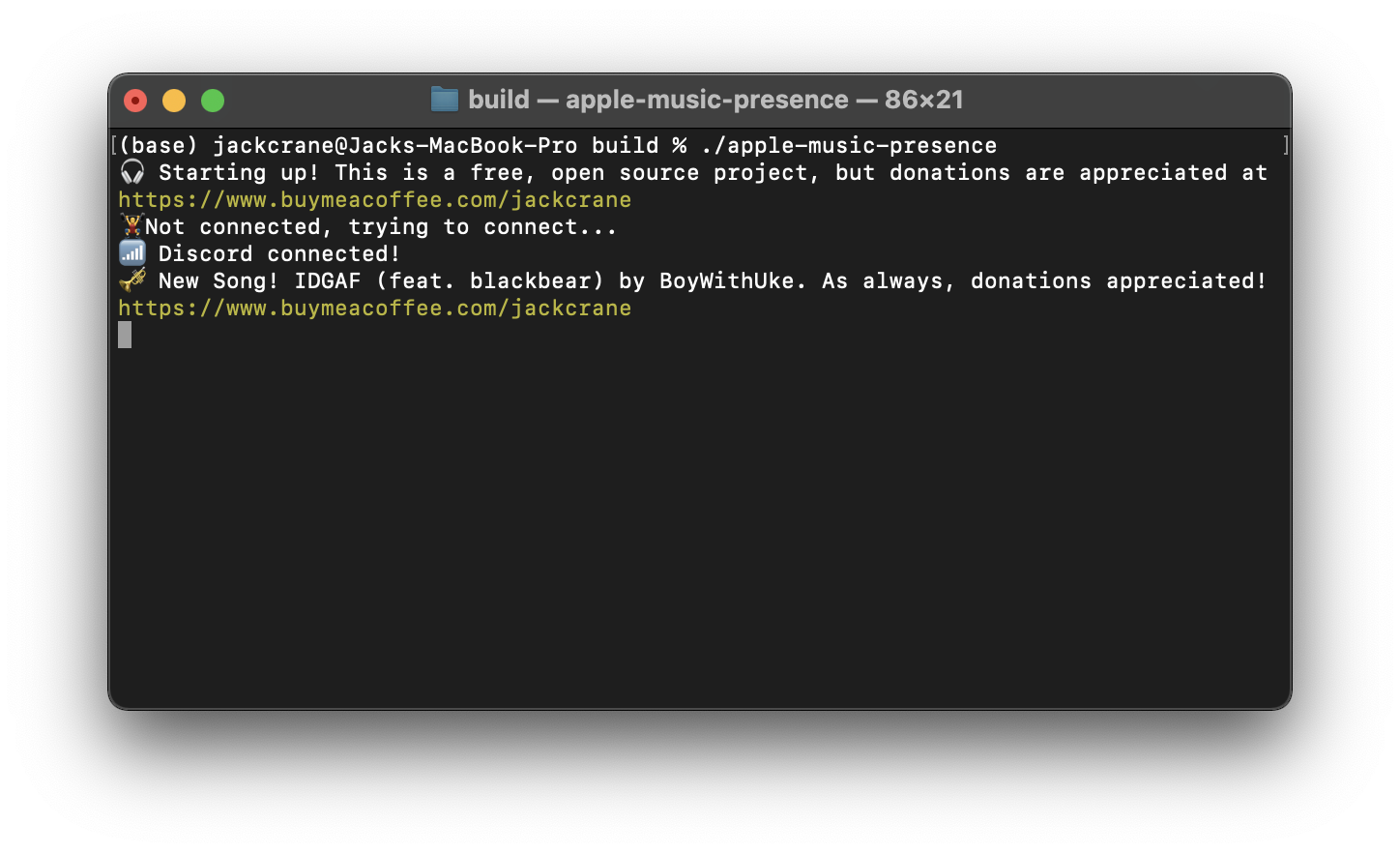 Apple Music Presence